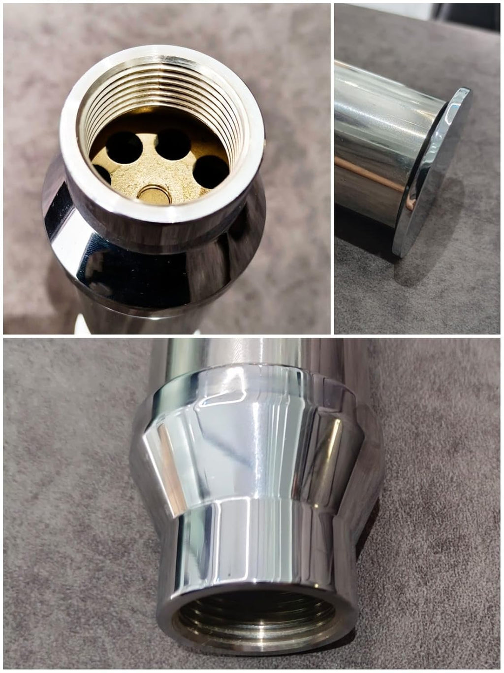 SteelArtCraft 0.5"/0.75"/1" Inlet Umbrella Fountain Nozzle | Stainless Steel Water Fountain Nozzle | 4 Inch Height | 1.57 Inch Top Diameter | 1/2" BSP Water Inlet - STEEL ART CRAFT