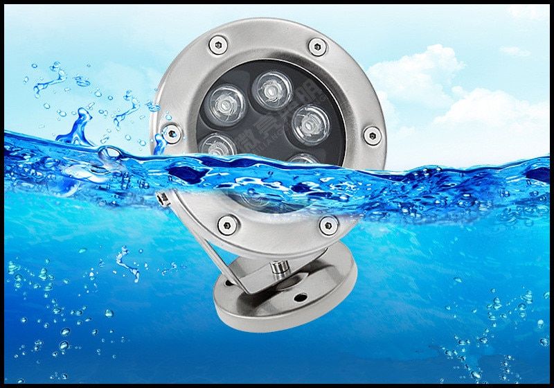 SteelArtCraft 18W Underwater Fountain Light – RGB, White & Warm White | LED Fountain Light - STEEL ART CRAFT