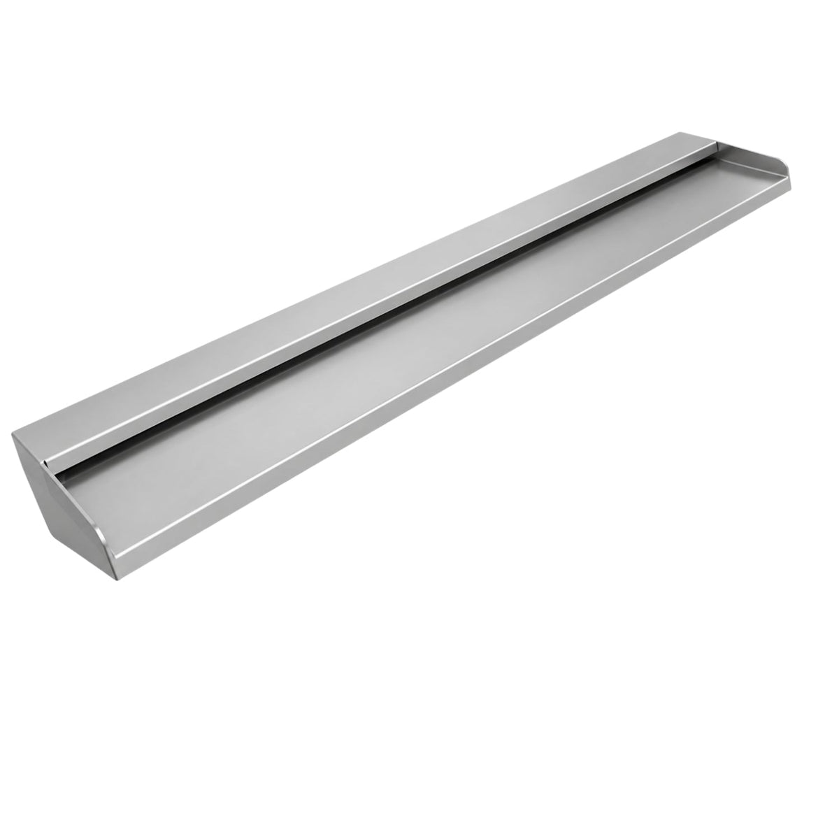 SteelArtCraft 48 Inch Short neck Stainless Steel Cascade Blade | SS304 Waterfall Spillway | 120cm Length | 4 × 20mm Inlets | Double Body - STEEL ART CRAFT