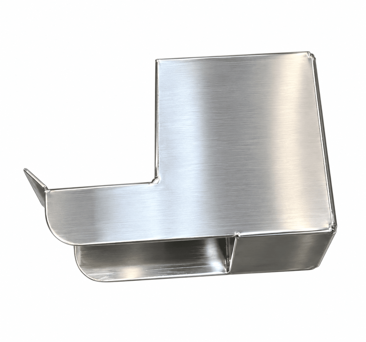 SteelArtCraft 6 Inch Short neck Stainless Steel Cascade Blade for Water Fountain | 20mm Water Inlet | Premium Waterfall Spillway Nozzle - STEEL ART CRAFT