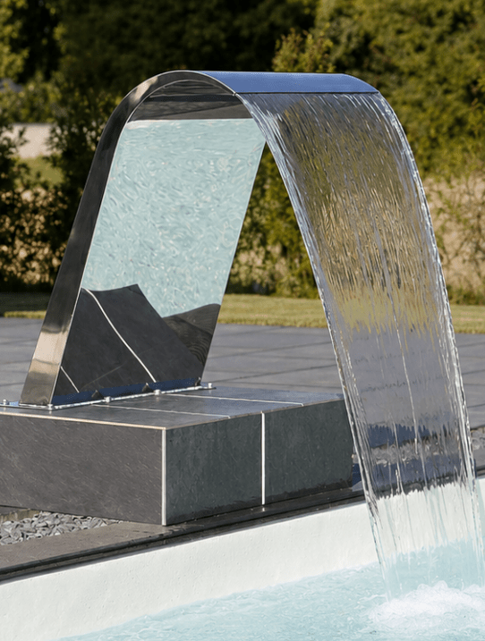 SteelArtCraft Aurora Cobra Fountain Nozzle – 1.5FT Height | Stainless Steel Pool Fountain Nozzle - STEEL ART CRAFT