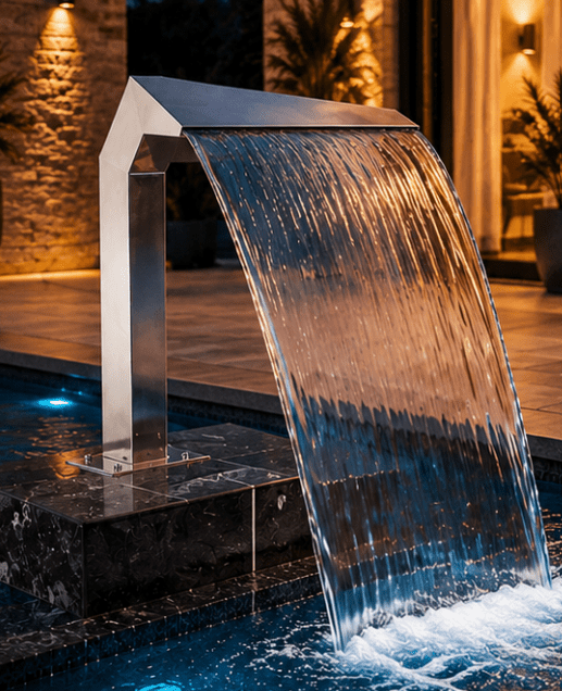 SteelArtCraft Crown Cobra Fountain Nozzle – 2FT Height × 1FT Mouth | Stainless Steel Pool Fountain Nozzle - STEEL ART CRAFT