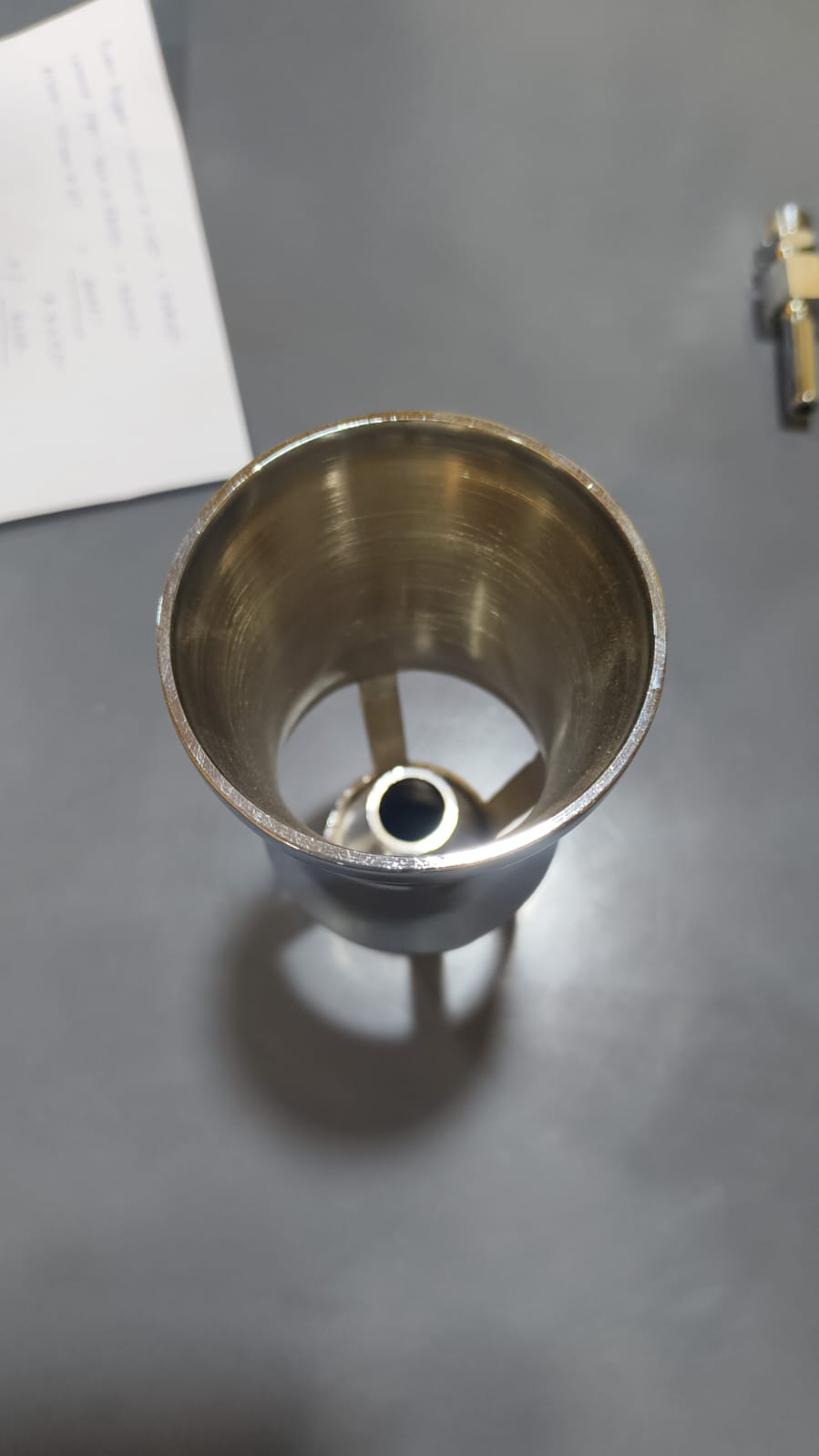 SteelArtCraft Cup Fountain Nozzle – 0.75" & 1" Inlet | Stainless Steel Water Fountain Nozzle - STEEL ART CRAFT