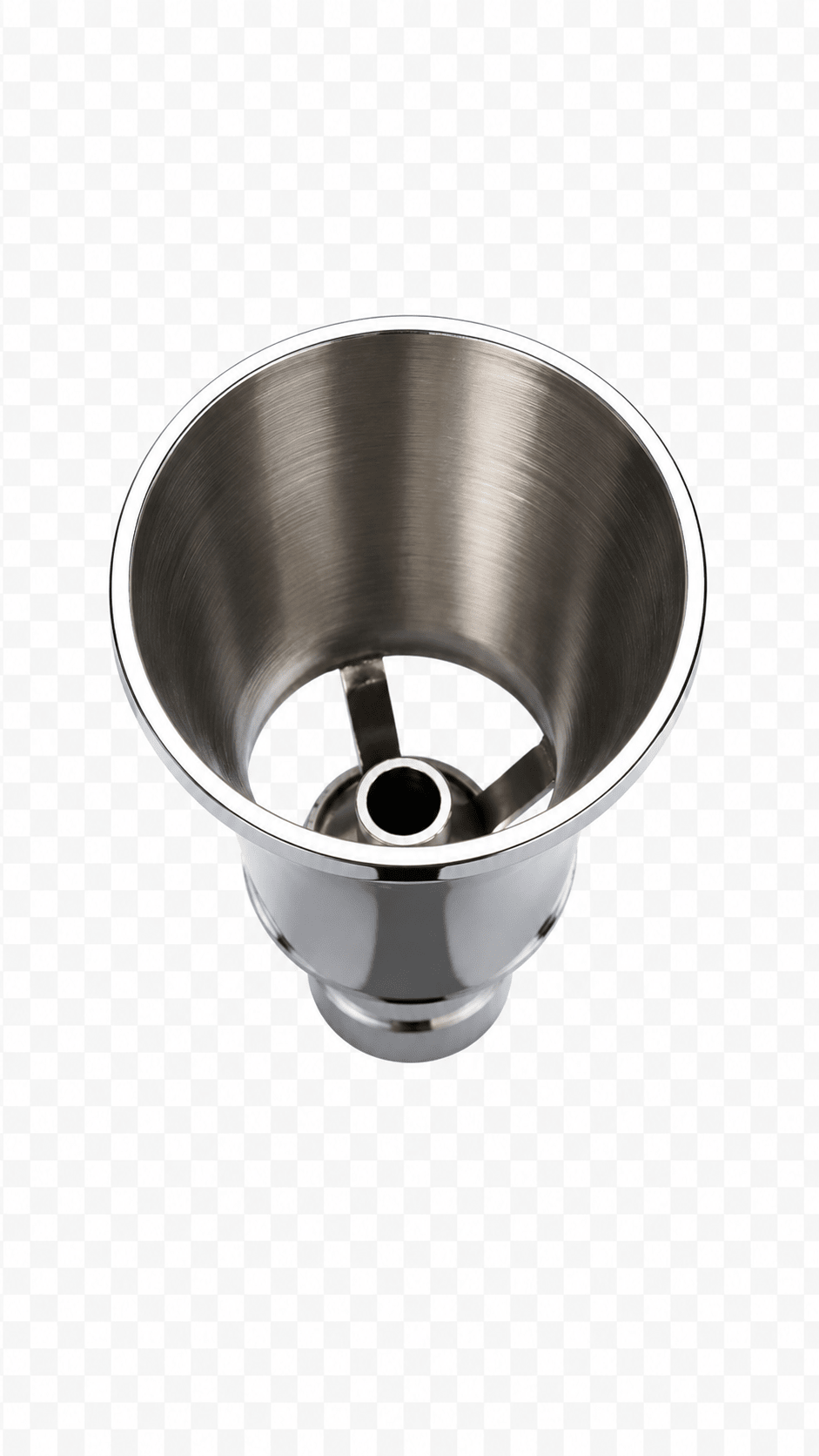 SteelArtCraft Cup Fountain Nozzle – 0.75" & 1" Inlet | Stainless Steel Water Fountain Nozzle - STEEL ART CRAFT