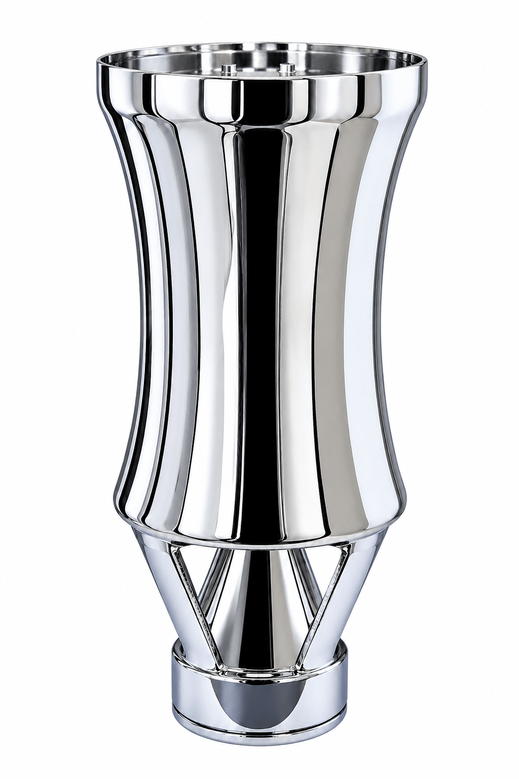 SteelArtCraft Cup Fountain Nozzle – 0.75" & 1" Inlet | Stainless Steel Water Fountain Nozzle - STEEL ART CRAFT