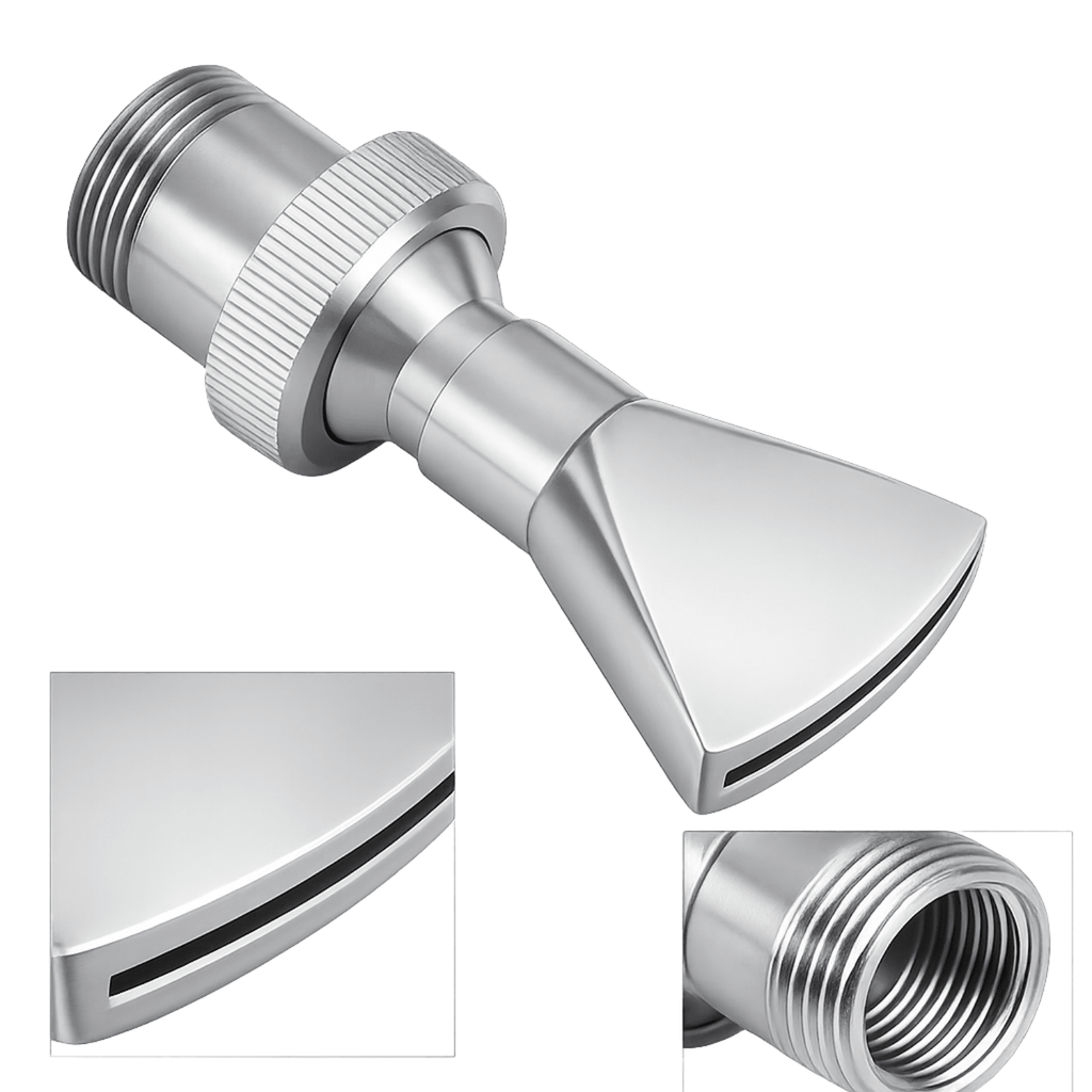 SteelArtCraft Fan Jet Fountain Nozzle – 0.5", 0.75" & 1" Inlet | Stainless Steel Water Fountain Nozzle - STEEL ART CRAFT
