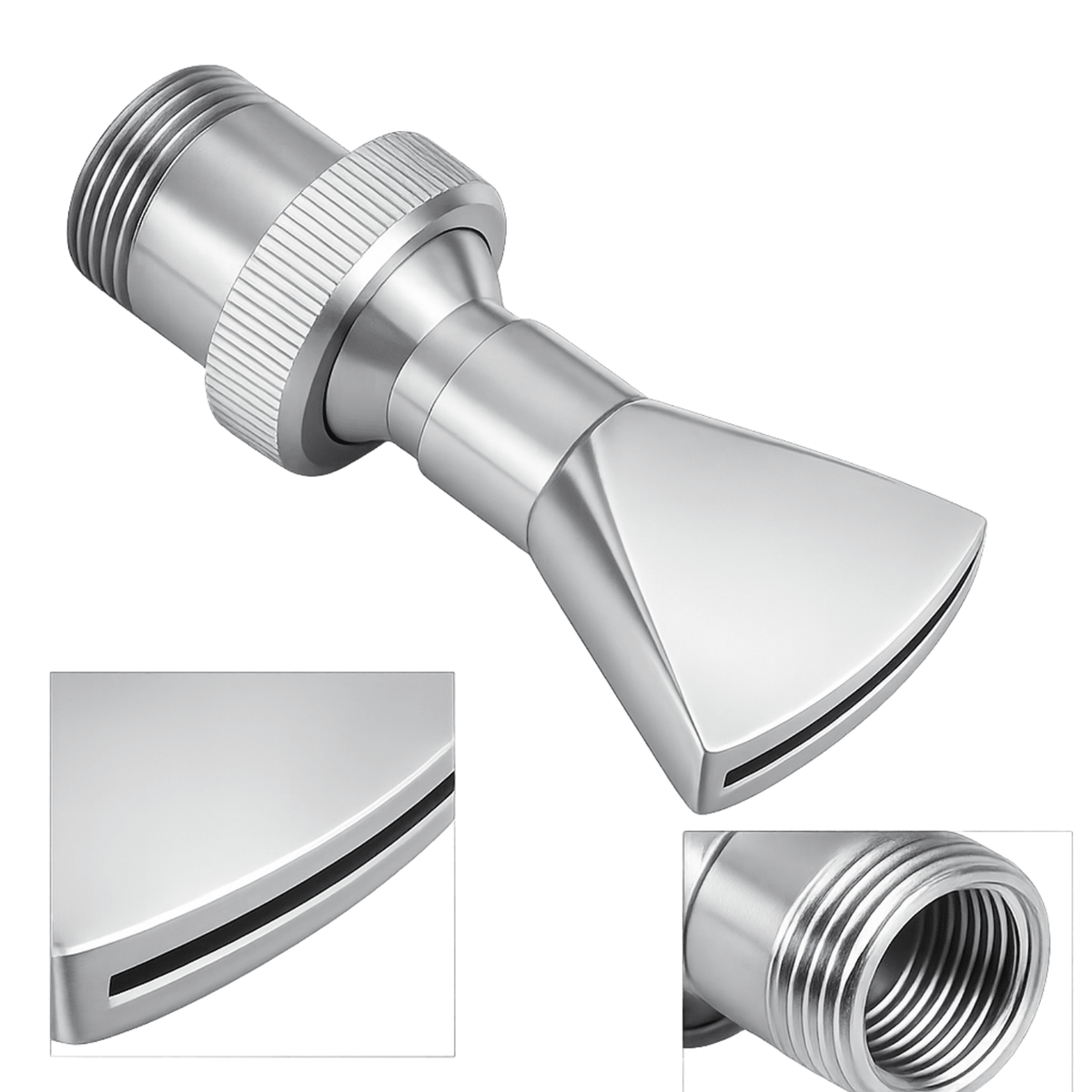 SteelArtCraft Fan Jet Fountain Nozzle – 0.5", 0.75" & 1" Inlet | Stainless Steel Water Fountain Nozzle - STEEL ART CRAFT