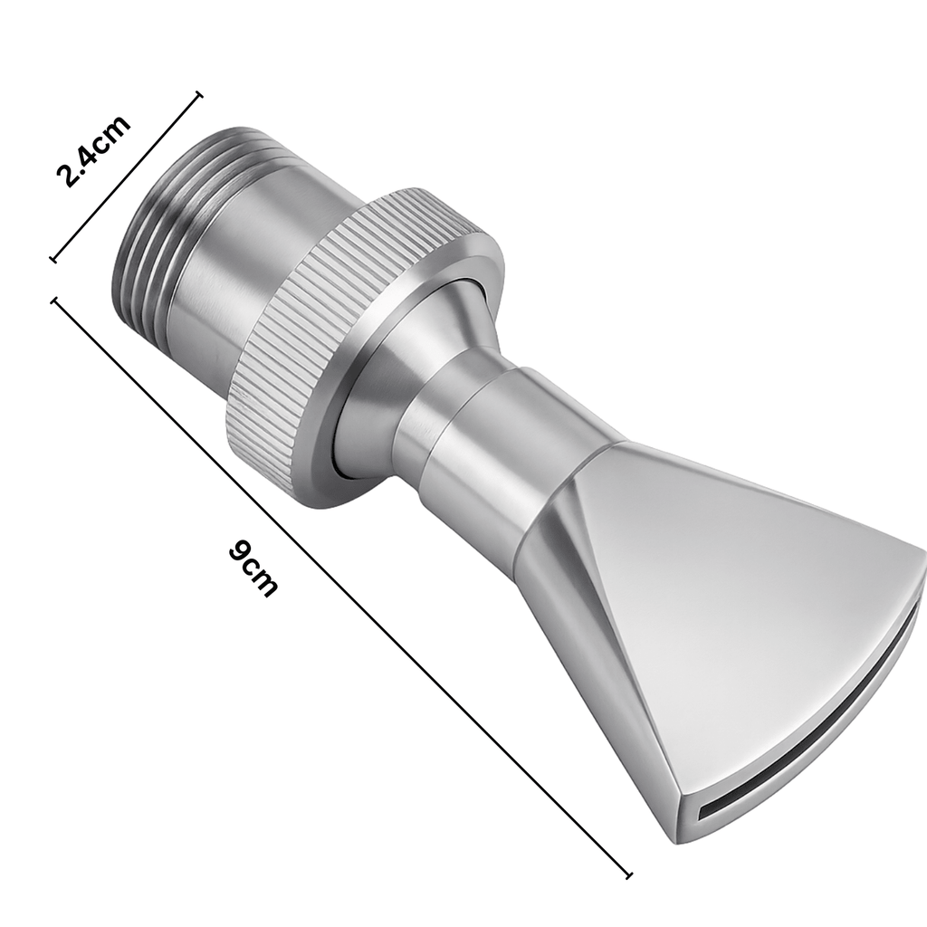 SteelArtCraft Fan Jet Fountain Nozzle – 0.5", 0.75" & 1" Inlet | Stainless Steel Water Fountain Nozzle - STEEL ART CRAFT