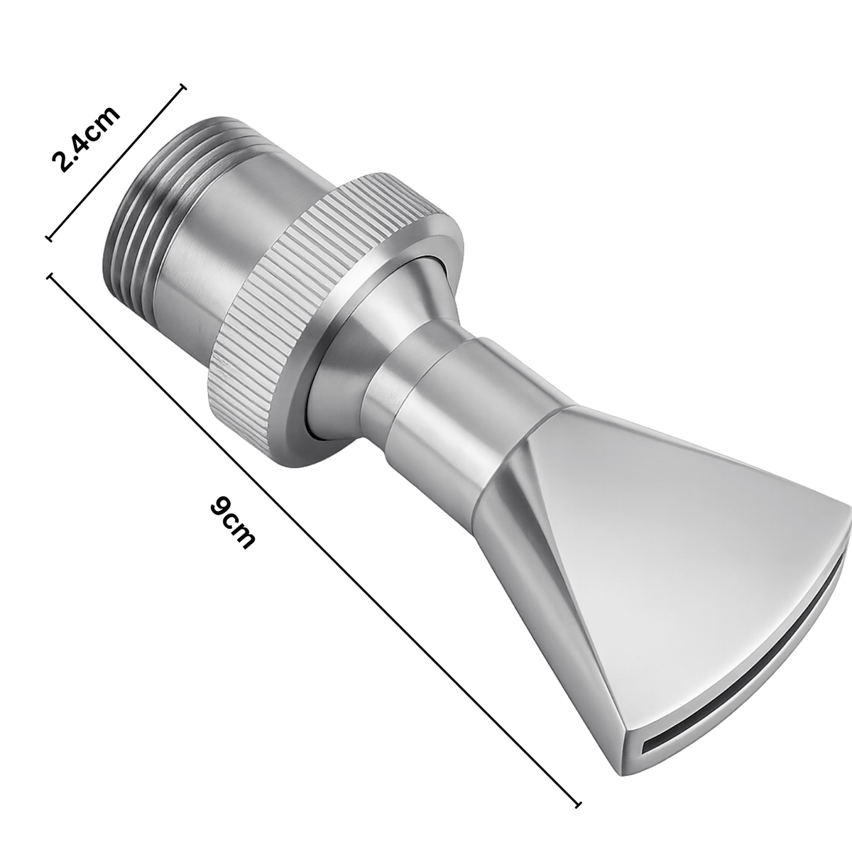 SteelArtCraft Fan Jet Fountain Nozzle – 0.5", 0.75" & 1" Inlet | Stainless Steel Water Fountain Nozzle - STEEL ART CRAFT