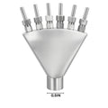 SteelArtCraft Finger Jet Fountain Nozzle – 0.5"/0.75"/1" Inlet | Stainless Steel Water Fountain Nozzle - STEEL ART CRAFT