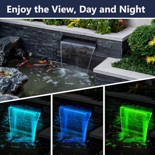 SteelArtCraft RGB LED Strip Light Set – LED Strip + Remote + Adapter | Decorative Fountain & Water Feature Lighting - STEEL ART CRAFT